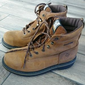 New mens stainless steel wolverine boots!